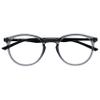 OPULIZE MET Blue Light Blocking Reading Glasses for Women Men, Slim Round Frame with Scratch Resistant and Spring Hinges, Computer Glasses with Anti-Reflective, Grey +2 (Pack of 1) view 1