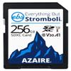Everything But Stromboli 256GB SD Card Class 10 UHS-1 U3 Speed C10 V30 256G SDXC Memory Card for Compatible Camera, Computer, Video Camcorder Bundle with (1) SD & Micro Card Reader view 2