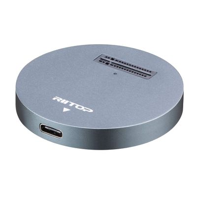RIITOP NVMe to USB Docking Station, External M.2 PCI-e NVMe SSD to USB-C Reader Adapter for M.2 (M Key) SSD