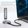 RIITOP NVMe to USB Docking Station, External M.2 PCI-e NVMe SSD to USB-C Reader Adapter for M.2 (M Key) SSD view 2