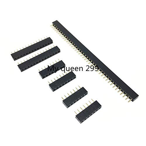 Davitu Electrical Equipments Supplies - 2.0mm single row female seat pin header 2.0 row mother 1 * 2P/3/4/5/6/7/8/9/10-40P straight insert plastic height 4.3MM - (Color: 11P)