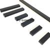 Davitu Electrical Equipments Supplies - 2.0mm single row female seat pin header 2.0 row mother 1 * 2P/3/4/5/6/7/8/9/10-40P straight insert plastic height 4.3MM - (Color: 11P) view 2