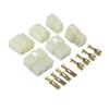 Davitu Electrical Equipments Supplies - 5set 1P/2P/3P/4P/6P/9P 6.3MM Automobile Connectors Wire 0.5-2mm2 PA66 Nylon Connector - (Color: 5sets 6P) view 1