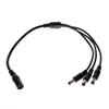 Davitu Electrical Equipments Supplies - 1 Female to 2/3/4/5 Male Plug 5.5x2.1mm Port 12V DC Power Adapter Splitter Cable For LED Strip - (Color: 1 Female to 4 Male) view 4