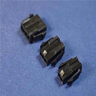 Davitu Electrical Equipments Supplies - 10pcs Micro-Fit Connector 3.0 mm Plug Housing Single Row 2 3 4 5 6 7 8 Position Male 0.118" 43640 Panel Mount Snap-In - (Color: 1x4 Pin)