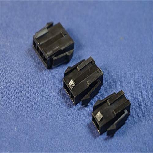 Davitu Electrical Equipments Supplies - 10pcs Micro-Fit Connector 3.0 mm Plug Housing Single Row 2 3 4 5 6 7 8 Position Male 0.118" 43640 Panel Mount Snap-In - (Color: 1x4 Pin)