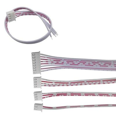 Davitu Electrical Equipments Supplies - 10Pcs 30cm 2P 3P 4P 5P 6P 7P 8P 9P 10P 11P 12P Single XH2.54 Header AWG26 Red White Wire Cable - (Pins: 4P)