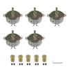 CHANCS 5PCS Synchron Motor Synchronous Turntable Motor TYC-50 60HZ 5-6RPM 110V Electric Motor for Cup Turner,Cuptisserie Rotator with 7mm Flexible Coupling Connector view 1