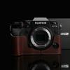 GARIZ Leather Camera Case for FUJIFILM X-T4 XS-CHXT4BR Brown view 3