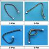 Davitu Electrical Equipments Supplies - 10pcs JST 1.25 1.25mm Double End Male and Male Connector 2P 3P 4P 5P 6P 7P 8P 9P 10P JST Cable - (Color: 4 Pin) view 1