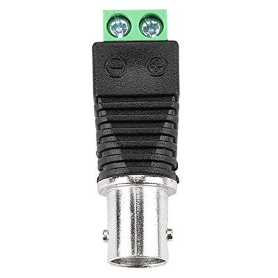 Davitu Electrical Equipments Supplies - 10Pcs Green Coaxial BNC Female Cable Connector Terminal Adopter CCTV Video Balun Camera