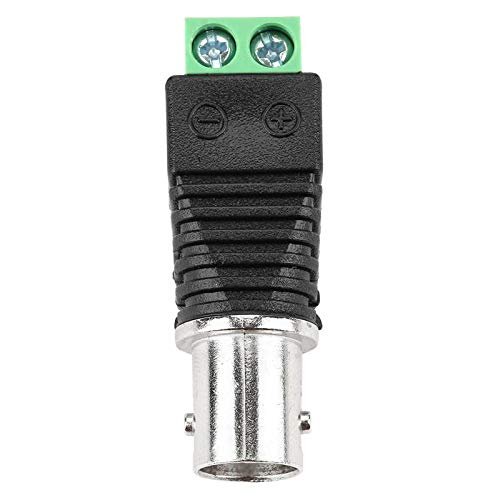 Davitu Electrical Equipments Supplies - 10Pcs Green Coaxial BNC Female Cable Connector Terminal Adopter CCTV Video Balun Camera