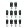 Davitu Electrical Equipments Supplies - 10Pcs Green Coaxial BNC Female Cable Connector Terminal Adopter CCTV Video Balun Camera view 2