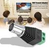 Davitu Electrical Equipments Supplies - 10Pcs Green Coaxial BNC Female Cable Connector Terminal Adopter CCTV Video Balun Camera view 4