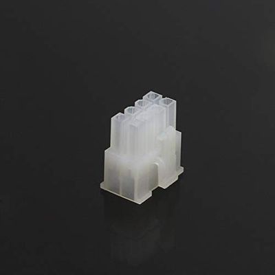 Davitu Electrical Equipments Supplies - 10pcs/lot 5557-R 5557 4.2 mm transparent Automotive wiring harness connector male 2-24 pin for PC/computer graphics card - (Color: 2x4)