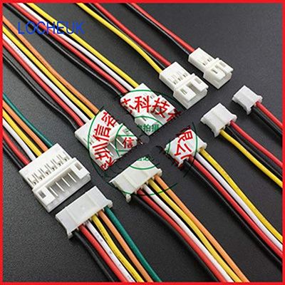 Davitu Electrical Equipments Supplies - 10Pair 20CM Micro JST PH 2.0 2P 3P 4P 5P 6Pin Male Female Plug Connector With 26AWG Wire Cables - (Color: 3Pin, Package: 10pair)