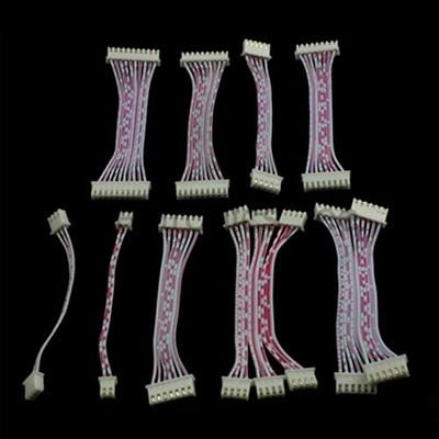 Davitu Electrical Equipments Supplies - 10pcs PH 2.0mm 10cm Wire Cable Double Connector 2P 3P 4P 5P 6P 7P 8P 9P 10P - (Color: 10cm 7P)