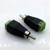 10pcs Solderless RCA Plug Connector DIY Screw Lock Cable Adapter for Audio or Video view 2