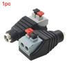 Davitu Electrical Equipments Supplies - LED Strips Security Camera Terminal Plug Connector Insulated Lighting Male Female For CCTV Wire Pressed DC Power Jack Adapter - (Color: Female Connector) view 3