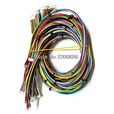 Davitu Electrical Equipments Supplies - 1M/1.5M custom cables 0.049" 51021 Series 1.25MM 1.25 Female HOUSING 3POS 1.25MM 1007 28 AWG JST 1.25 - (Color: 1.5M, Connector Type: Same direction, Pins: 6P)