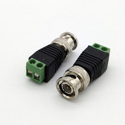 10pcs Cat5 to BNC Male Connector for CCTV Camera BNC UTP Video Balun Connector Adapter BNC Plug Accessories for CCTV System