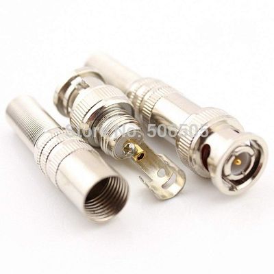 75-5 BNC weldless Connector Q9 Jack for Coaxial RG59 CCTV Camera 100pcs/lot
