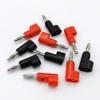 10pcs Gun Type 4mm Banana Plug Screw Fix Stackable Banana Connector Plug view 2