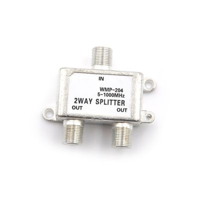 Davitu Electrical Equipments Supplies - 2 Way 5-1000 MHz Signal Coaxial F Connector Splitter Cable TV Switch