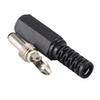 Davitu Electrical Equipments Supplies - EASY 50 Pcs 5.5x2.1mm Male Solder DC Power Barrel Tip Plug Jack Straight Connectors - (Color: Black) view 3