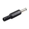 Davitu Electrical Equipments Supplies - EASY 50 Pcs 5.5x2.1mm Male Solder DC Power Barrel Tip Plug Jack Straight Connectors - (Color: Black) view 4