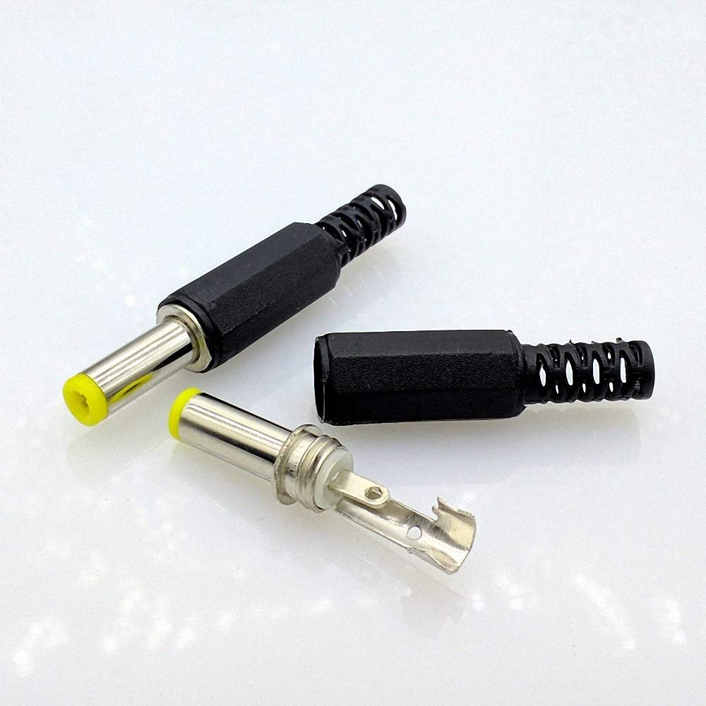 10pcs/lot DC 5.5x2.5mm 5.52.5MM Power Cable Male Plug Connector Adapter Plastic DC Plug