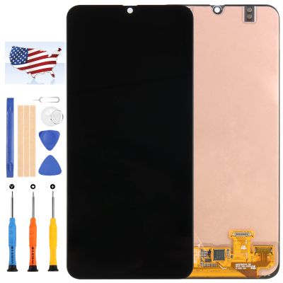 AMOLED Screen Replacement for Samsung Galaxy A30 2019 A305 A305F/A/G/Y A30 LCD Display Repair Parts Assembly Touch Sensor Digitizer Glass Lens Kit (AMOLED No Frame)