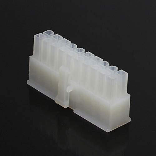 Davitu Electrical Equipments Supplies - 10pcs/lot 5557-R 5557 4.2 mm transparent Automotive wiring harness connector male 2-24 pin for PC/computer graphics card - (Color: 2x10)