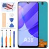 New OLED Screen Replacement for Samsung Galaxy A30 2019 A305 A305F/A/G/Y A30 LCD Display Repair Parts Assembly Touch Sensor Digitizer Glass Lens Kit No Fingerprint Sensor (New OLED No Frame) view 1
