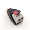 Connector and Terminal, DC 5.5mm x 2.1mm 2.1 Male CCTV LED DC Power Plug Camera Balun Adapter Connector view 2