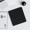 kwmobile Origami Case Compatible with Kobo Libra H2O - Slim Fabric Cover - Dark Grey view 2