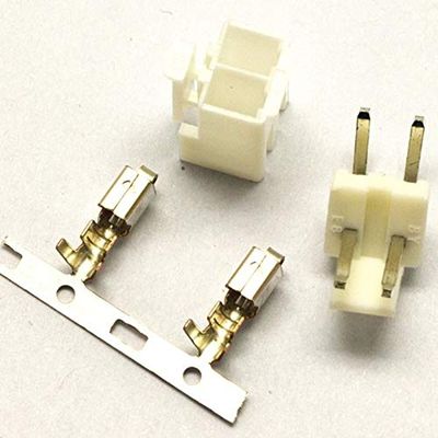 Davitu Electrical Equipments Supplies - 50PCS/lot VH3.96MM Connector Plug + Bend Set + Terminal 2P/3P/4P/5P-12P Spacing between 3.96mm - (Color: 8PIN 30 sets)