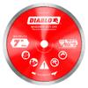 Diablo Diamond Continuous Rim Masonry Cuf-Off Disc for Granite, Marble, Porcelain and Tile - 7" Diameter, 5/8" Arbor, 1.6mm Kerf - DMADC0700 view 1