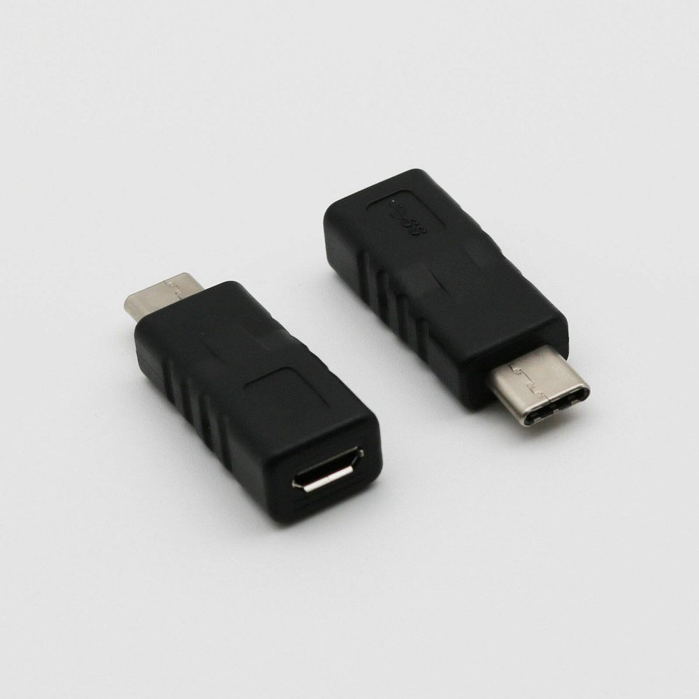Connector and Terminal 1x Type-C Male to USB Micro Female Power Charging Transmission Connector Adapter