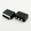 Connector and Terminal 1x SCART Male Plug to 3 RCA Female A/V Adaptor Converter for TV DVD VCR view 4
