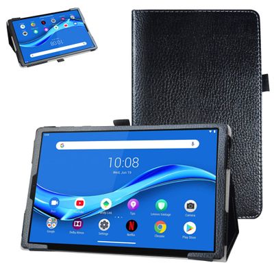 Bige for Lenovo Tab M10 Plus 10.3 Case,PU Leather Folio 2-Folding Stand Cover for Lenovo Tab M10 Plus/Tab M10 FHD Plus (2nd Gen)(TB-X606F /X606X) 10.3" Tablet,Black