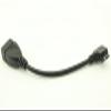 Connector and Terminal, 90Left Angle OTG Micro USB B Male to USB 2.0 A Female Data Charge Adapter Cable view 1