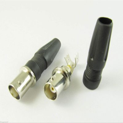 Connector and Terminal 1pcs Connector BNC Female Jack with Strain Relief Solderless PU Sleeve Cable