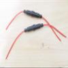 Connector and Terminal 1pcs New 6x30mm AGC Glass Blow Fuse Holder in-line Screw Type with Wire view 1