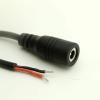 Connector and Terminal 1pcs CCTV DC Power 4.0mm x 1.7mm Female Socket Adapter Cable Cord 1FT/30CM Black view 2