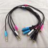 Connector and Terminal 3.5mm Stereo 1 to 2 Dual Y Splitter Audio Cable Adapter Earphone Headphone Jack - (Color:Red) view 3