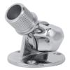 Marine VHF Antenna Mount, 316 Stainless Steel Ratchet Antenna Base 180 Degree Adjustable Antenna Bracket for Boats and RV view 1