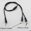 Connector and Terminal CCTV DC Power 5.5x2.5mm Female to 5.5x2.5mm & 5.5x2.1mm Male Y Adapter Cable 10A view 2