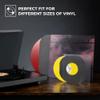 Big Fudge Vinyl Record Inner Sleeves - LP Album Covers in Heavyweight & Acid Free Paper - Protective Cover with Round Corners for 12" Records - Black, 50 Pack view 4