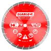Diablo Diamond Segmented Turbo Masonry Cut-Off Blade for Concrete, Brick and Block - 14" Diameter, 3.2mm Kerf, 5500 Max RPM - DMADST1400 view 1